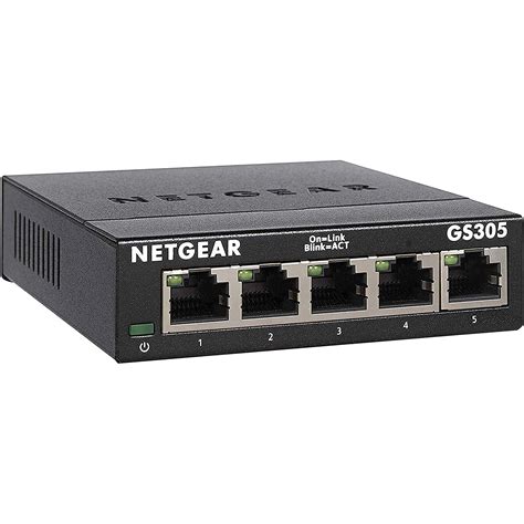 netgear 5-port gigabit ethernet unmanaged switch sturdy metal fanless housing|best 5 port managed switch.